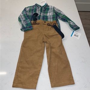 New Cords with Suspenders Outfit